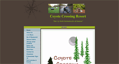 Desktop Screenshot of coyotecrossingresort.com